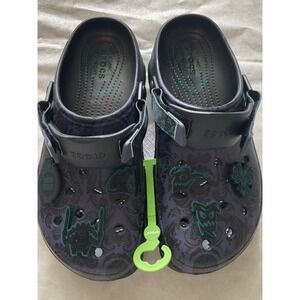 Disney Haunted Mansion Wallpaper Clogs by Crocs M 10 W 12 NWT